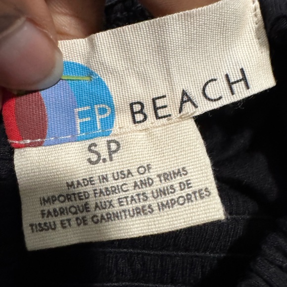 Free People Beach Morning Side Black Maxi High-Low Skirt - Picture 10 of 12